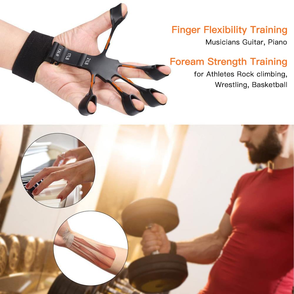 Gripster strengthener finger stretcher hand gripper