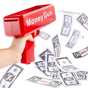 Cash Gun Toy: Blast Paper Bills and Fake Money