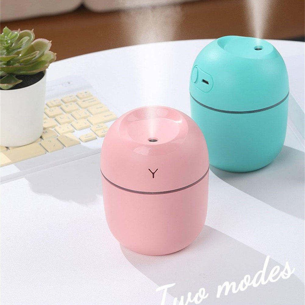 NANO SPRAY AIR HUMIDIFIER WITH LIGHTS USB MUTE AIR DIFFUSER LOTION FOR COUNTERTOP CUTE MINI PORTABLE ATOMIZER GIFT