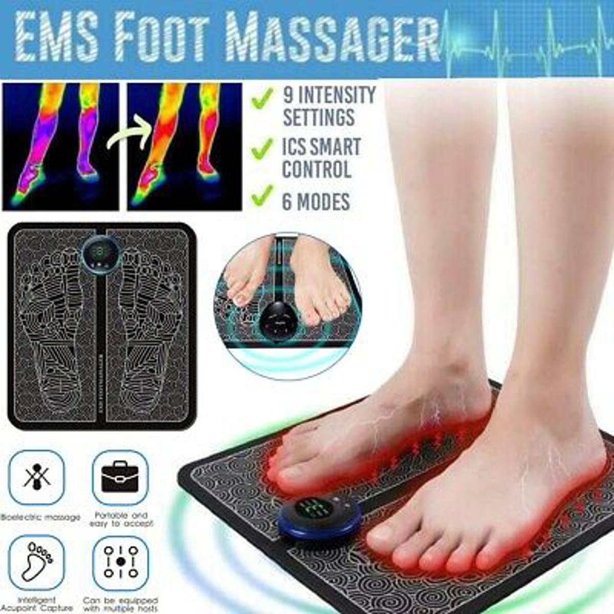 Electric EMS Foot Massager Pad