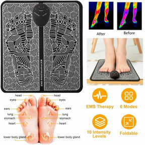 Electric EMS Foot Massager Pad