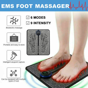 Electric EMS Foot Massager Pad