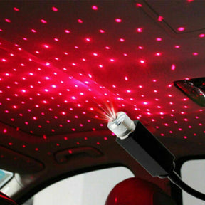 Car Roof and Bedroom Projection Light Usb Portable Star Night